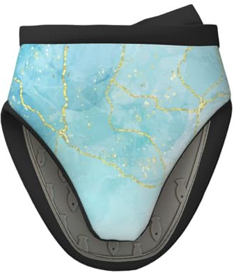 Marmo liquido blu, Mini guanti da forno in silicone, guanti da forno da cucina antiscivolo resistenti al calore