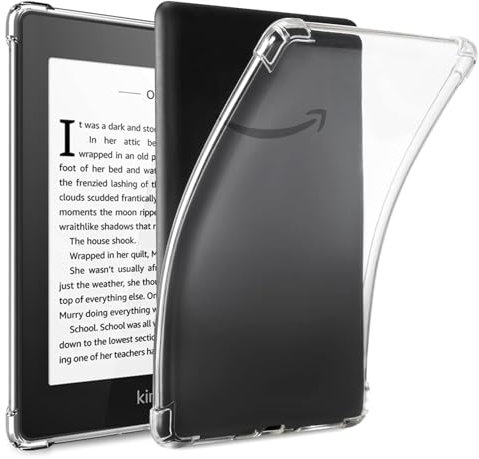 shirylzee Case for 7 Amazon Kindle Paperwhite 2024 and Kindle Colorsoft Signature Edition,Ultra Slim Soft TPU Transparent Cover,Clear Back Protective Cover for 12th Generation Paperwhite