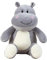 mucHome Kuscheltier Plüschtier, super weich, Spandex Bezug, Schmusetier, flauschig (Nilpferd 45cm)