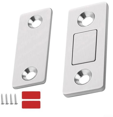 Lot de 2 ferme-portes magnétiques puissants pour meubles et armoires