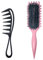 Ruayia Zahnk채mme + Hai Zahnkamm Frauen, Breiter Zahnkamm Kit f체r M채nner Haarstyling Salon, Str채hnenkamm Wide Tooth Comb, Lockenb체rste Lockenkamm Grobzinkiger - Rosa