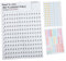 SEWACC 2023 Zeitplan Jahreskalender Papier Jahresplaner Papierkalender Monatsansicht Linearer Kalender 2023 Wandkalender Akademischer Wandkalender Ganzjahreskalender 2023