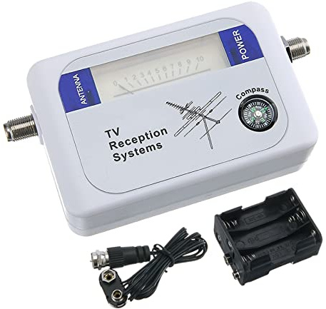 Satfinder, 95DTW DVB-T-Signalkompass-Finder Langlebig, leicht, digitaler TV-Detektor, Antennenstärke-Messgerät,zum Aufstellen einer Satellitenschüssel
