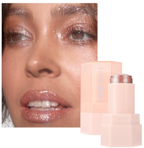 KARLOR Highlighter Stick Glitzer Gesicht Körper Highlighter Pen Makeup Body Shimmer perlmuttartig fein funkelnd zart Glitter für Nase Augen Schlüsselbeins (06#, 9g)