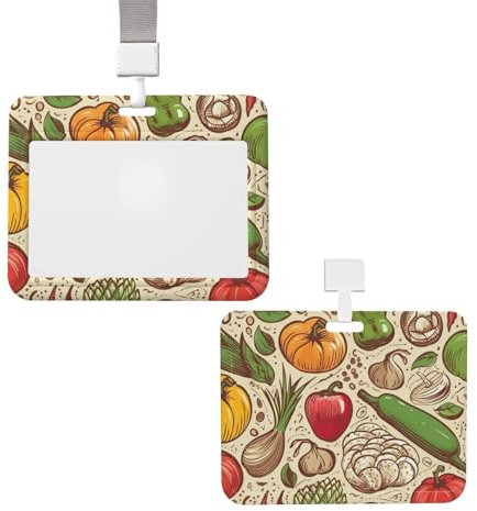 Porte-badge coulissant avec lanière verticale - Étanche et robuste - Pour homme et femme