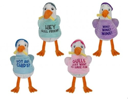PMS Gully Seagull With Pastel Top and Hat 26cm Soft Toy (Styles Vary)