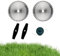 Lot de 5 lames de rechange en métal pour coupe-bordure avec 2 lames de scie circulaire, 2 lames métalliques, 1 bobine de fil pour pelouse, terrasse et jardin