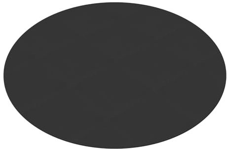 Akuoyiexemye Bodenschutzmatte φ196cm Eva-Padding Puzzlematte, Pool Unterlegmatte Whirlpoolmatte für Badewanne Bodenschutz (Schwarz)