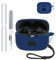 silicone protective case for JBL Tune 230NC TWS earbuds,toergy Eco-friendly bluetooth earbud case with precise hole positioning - shock-proof & scratch resistant, comfortable touch,blue
