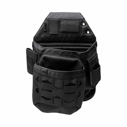 The Diamondback Loki X Pouch - Durable & Abrasion-Resistant Tool Pouch - Lightweight Belt Tool Bag with 4-Internal Slots & Integrated Magnet for Screws & Nails (12, 12, 3)