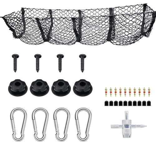 Netze 4 Tasche Cargo Net Für Dodge Für Ram 1500 2500 3500 4500 5500 4x4 Pickup Truck Bett Van Stamm Gepäck Lagerung Organizer Mesh Aufbewahrung Netz