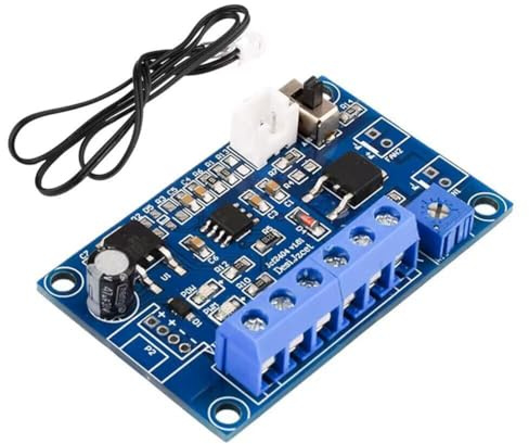 Jooehyer PWM Thermostatic Temperature Control Module 4A DC12V 24V Fan Speed Regulator Intelligent DC Fan Speed Governor
