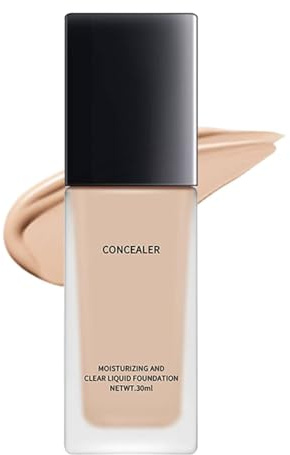 Foundation für Frauen ab 60, wasserfeste, deckende Foundation für reife Haut, weicher, matter Concealer, geschmeidige Haut und langanhaltendes Make-up