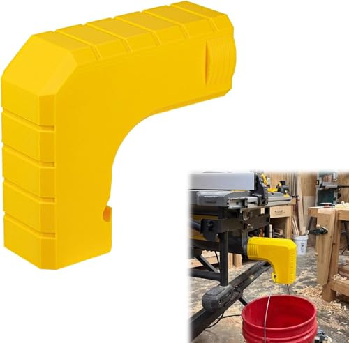 Dust Collection Adapter for DeWALT DWE7485 & for DW745 Table Saws – 2.5 Inch Vacuum Port Connector