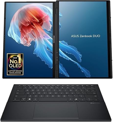 ASUS Zenbook 14 OLED Laptop, Intel Core Ultra 9 285H, 32GB RAM, 1TB SSD, Windows 11 Home, Grey