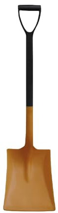 CEMO PP03 Allzweckschaufel mit D-Griff, Orange-schwarz, 98 cm
