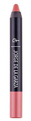 Jorge de la Garza Makeup Lip Velvet Lippenstift, Jumbo wasserdicht, Hellbraun (21 Nude)