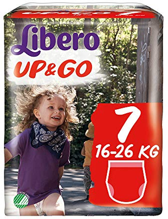 PANNOLINI LIBERO UP&GO 7^ 16-26 KG • 16 PEZZI CONFEZIONE 8 PZ