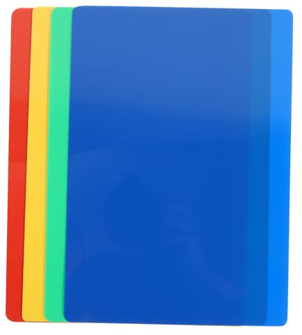 Milisten 4pcs Kids Plasticine Play Mats Clay Cutting Boards Handicraft Making Base Mats Colorful Base Sheets for Hobby Crafts (Mixed Color)