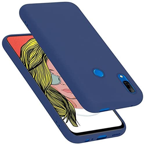 cadorabo Coque Compatible avec Huawei P Smart Z / Y9 Prime 2019 / Enjoy 10 Plus, Étui Housse en Silicone- Coque pour P Smart Z / Y9 Prime 2019 - Protection Antichoc, Anti-Empreintes - Liquid Blue