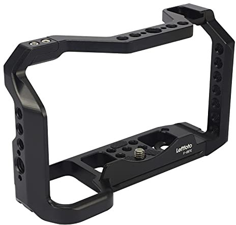 Fotocamera Full Cage per Sony Alpha 7C A7C,Estensione Mount Microfono Riempimento Luce Staffa Accessori Ripresa con Freddo/Chiave
