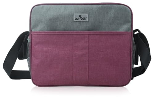 Lorelli Wickeltasche mit Wickelunterlage 3 Innenfächer Außenfächern Schultergurt pink