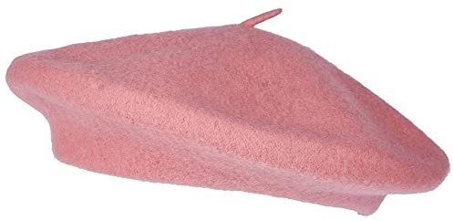 ONLY Damen Onlwool Cc Beret, Brandied Apricot/Detail:MELANGE, Einheitsgröße EU