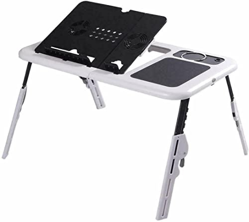 Tavolino Pc Supporto Pieghevole Notebook Computer Tablet Tavolo Letto Ventole