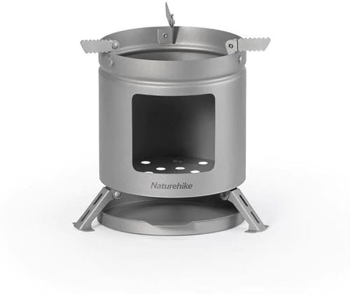 NatureHike Mini Titanium Wood Stove-Titanium Color