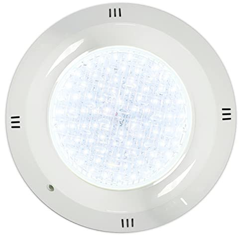 SWIMHOME Foco Piscina Superficie LED RGBW 35W 12V DC (5 Hilos), Luz Colores + Blanco Puro Real, IP68, Dimable, Sincronizable (RGBW (Cable de 5 Hilos))