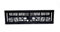 was W253 2100 Kennzeichenhalter, Kennzeichenleuchte (B x H x T) 584 x 163 x 32 mm