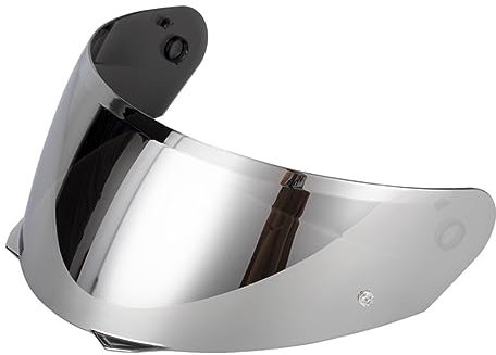 Specchio per Hjc Hj-33 Shield compatibile con caschi modulari Hjc I-90, visiera di ricambio per fumo scuro (specchio argentato)