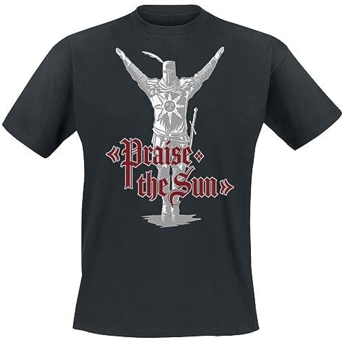 Dark Souls Praise the Sun Männer T-Shirt schwarz