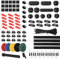 210 Pcs and 310 Pcs Cable Management Kit,Cord Management Organizer Kit,Zip Tie Mounts,Wire Organizer Ties,Cable Sleeves,Cable Clips,Cable Holders (210)