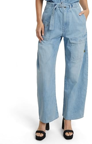 G-Star Damen Jeans Belted Cargo Loose Jeans