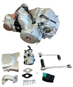 4T Motor Set 50 ccm Halbautom. Kickstarter & E-Start oben für Dirt Bike