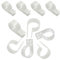 Cjueiom 20Pcs 25mm R-Type Cable Clip Wire Clamp, Nylon R-type Clamp Organizer Cord Clips Fit Cable Dia 21-25mm, White Cable Clamp Cord Fastener Clips for Wire Management