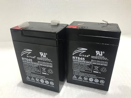 Kids Ride-On Audi TT RS Sports Car REPLACEMENT, 12v =2 x 6v-4.5ah ritar BATTERIES, 12 months warranty fully rechargeable