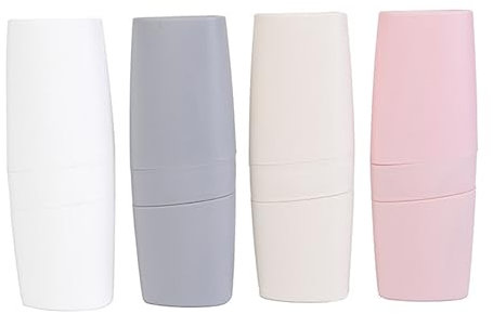 minkissy Minimalistisches Reisezahnbürstenbox-Set Tragbares Zahnbürstenhalter-etui Zahnpasta-aufbewahrungsbox Kompakt Und Leicht
