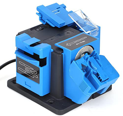 Punta da Trapano Affilacoltelli Elettrico Multifunzionale Affilacoltelli per Uso Domestico Punta da Trapano Forbice Affilatrice Spina UE 230V