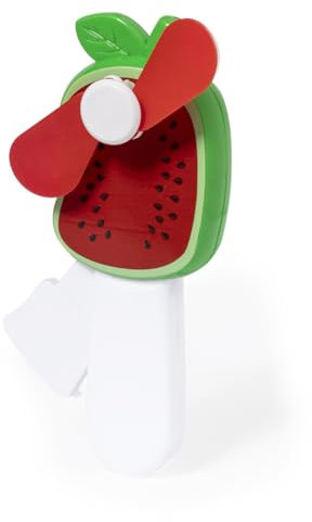 Begoon Handventilator für Kinder – Handventilator – Design Obst – 2 Stück (Wassermelone)