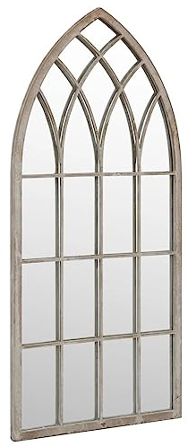 vidaXL Gartenspiegel Sand 70x30 cm Eisen