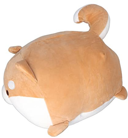 NOENNULL 13,8 Zoll Shiba Inu Stofftier Spielzeug Niedliches Anime Akita Hund Plüschkissen Lächeln Kawaii Plüschtier Mädchen und Kann für Bett und Sofa