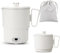 Faltbarer Reisewasserkocher Klein, Smart Camping Wasserkocher, 1L Tragbarer Edelstahlboden Tragbarer Heißwasserkocher, Mini Reisewasserkocher 500W Warmhaltefunktion für Camping, Reise, Wandern