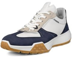ECCO Homme Retro Shoes, Marine/Gravel/White, 43 EU