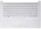Table-King Tastiera di ricambio senza retroilluminazione con distribuzione negli Stati Uniti. USA per HP Pavilion 14-CM 14-CK 14-CS TPN-I131 246 G7con superficie bianca opaca coperchio C, con touchpad