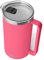 YETI Rambler Pitcher, Vacuum Insulated, Stainless Steel with MagSlider Lid, Tropical Pink, 64 oz (1892 ml)