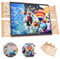 MERNUNUX 1500 Piece Rotating Puzzle Board with 4 Drawers, Wooden Jigsaw Puzzle Table, Portable, 27x36