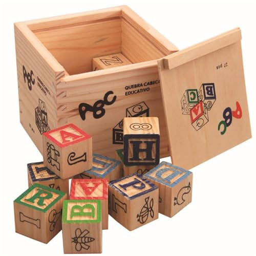 Blocchi di apprendimento abcs - Cubi di lettere in legno, 27 scatole di blocchi di lettere inglesi stampate per bambini | Giocattoli in legno per l'educazione della prima infanzia, giocattoli educativ
