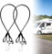 2 Stuck Diebstahlschutz Wohnmobil Zubehör, Wohnmobil Diebstahlschutz, Wohnmobil Türsicherung, 60cm Einbruchschutz Türsicherung Einbruchschutz, Camping Schiebetürschloss Für Wohnmobile,Transporter